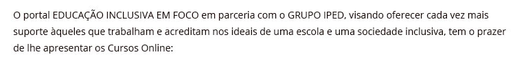 Educação Inclusiva Em Foco
