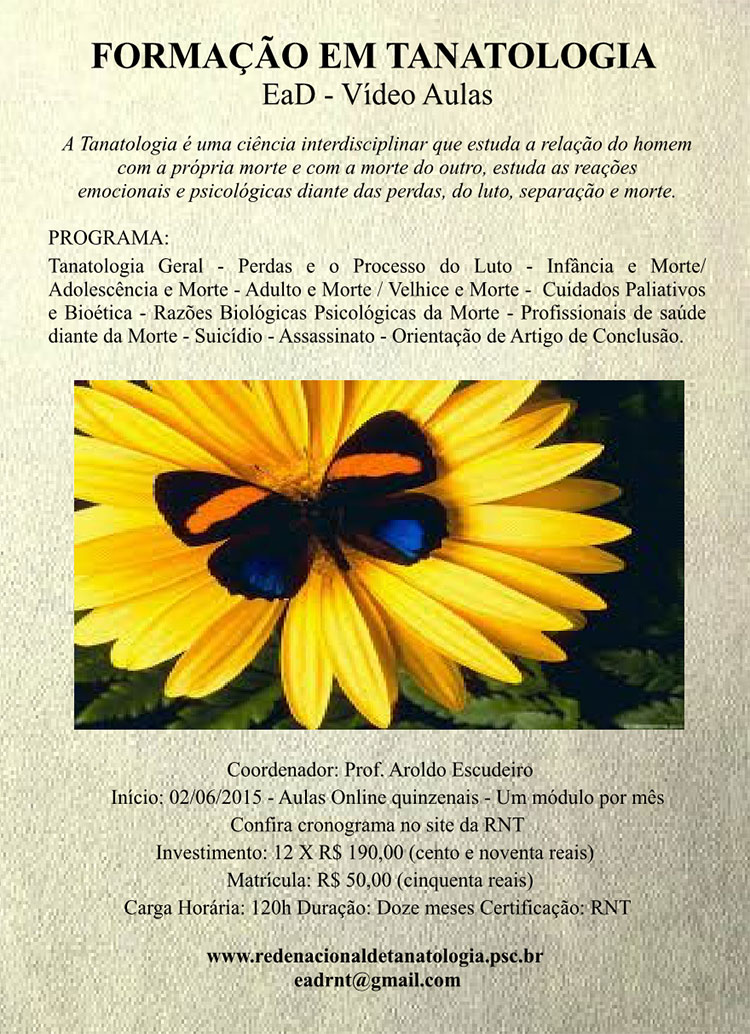 Formação em Tanatologia - Curso Online