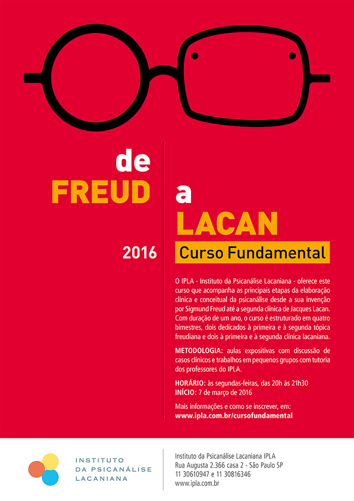 Curso Fundamental de Freud a Lacan - Edição 2016