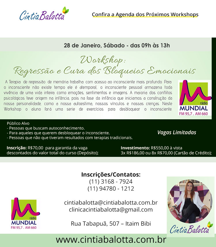 Worksshop - Cintia Balotta