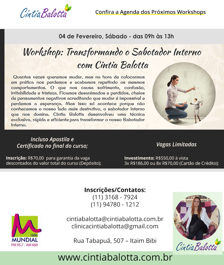 Worksshop - Cintia Balotta